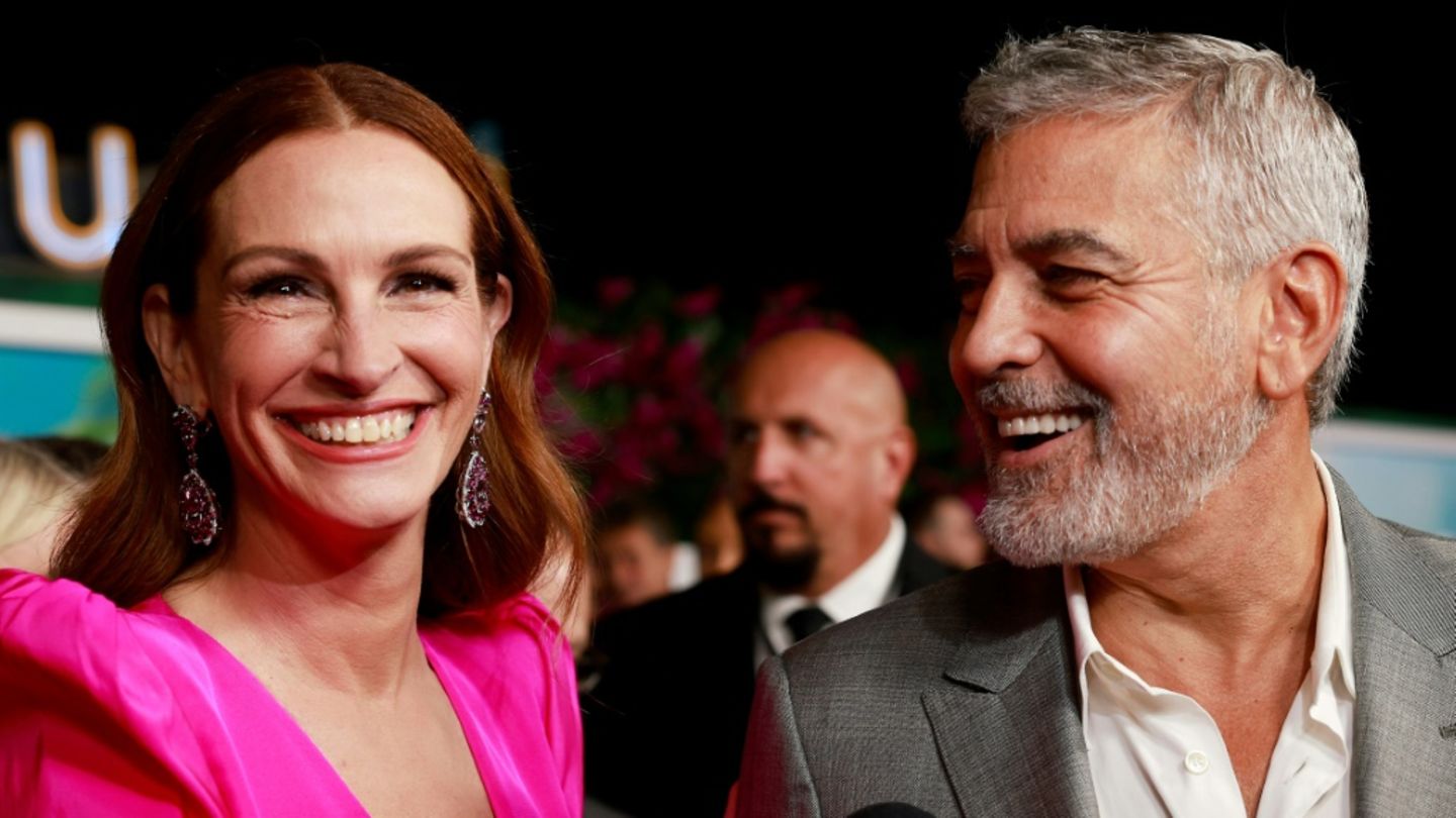Julia Roberts (mit Georgie Clooney) kommt erstmals zum Filmfestival in Venedig