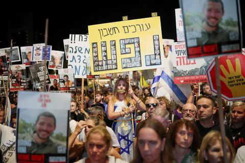 Großdemonstration in Israel