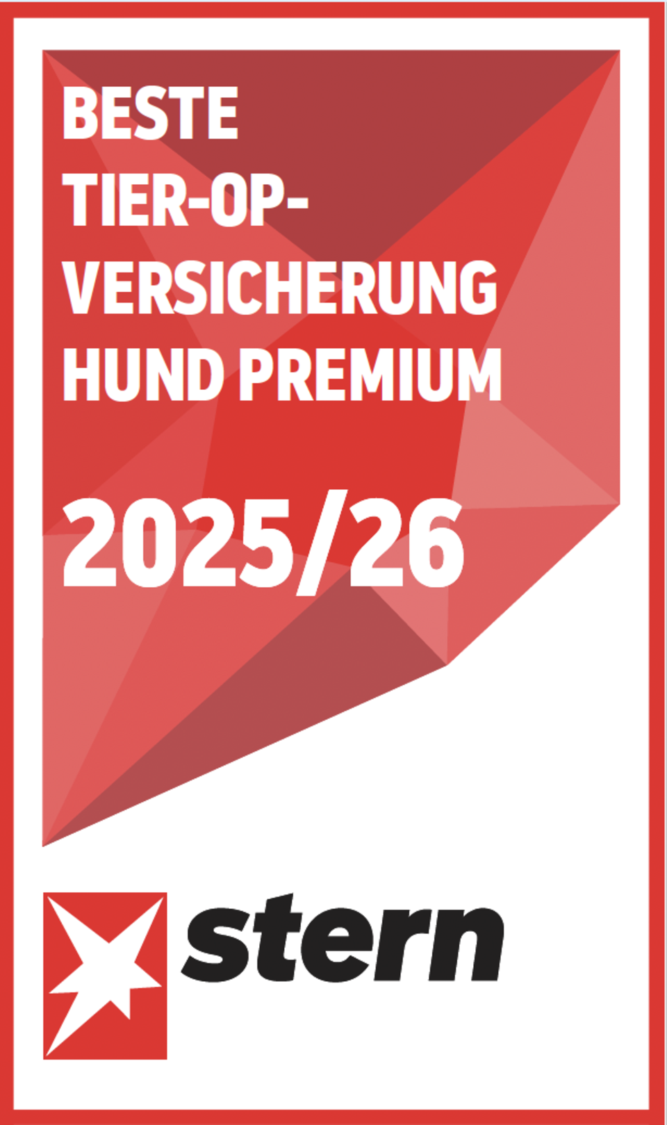stern-Test 2025: Ausgezeichnete Tierversicherungen: Die richtige OP-Versicherung für Ihren Hund stern-Test 2025: Ausgezeichnete Tierversicherungen: Die richtige OP-Versicherung für Ihren Hund