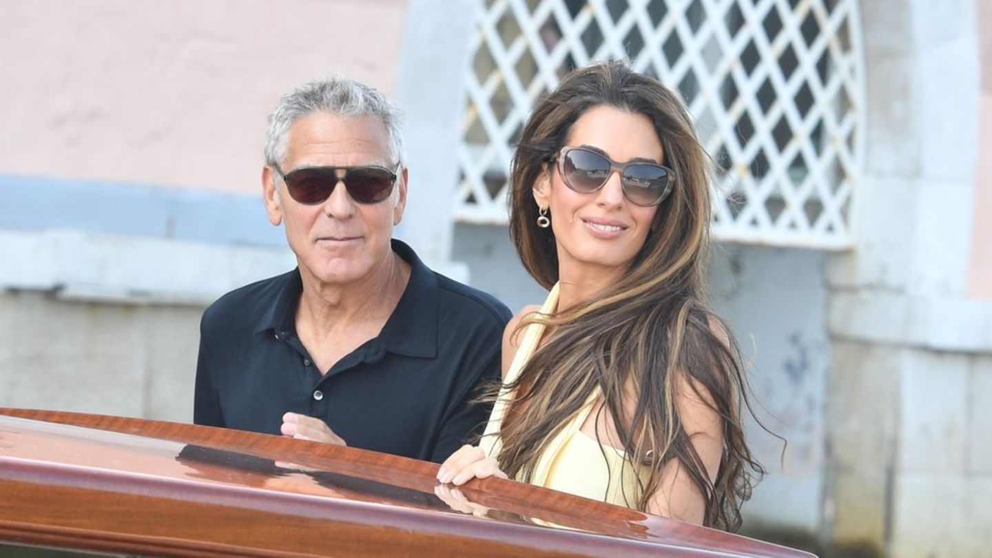 Venice Film Festival: George and Amal Clooney show themselves to the fans