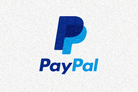 Ein animiertes Logo von Paypal