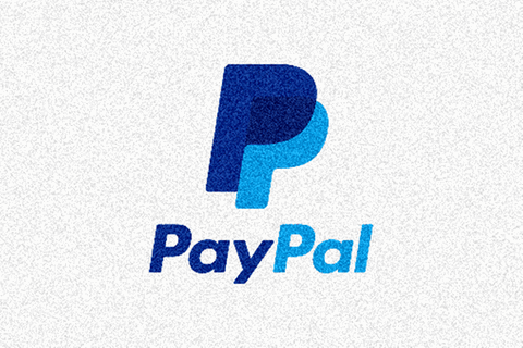 Ein animiertes Paypal-Logo
