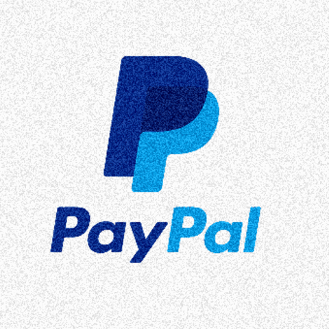 Ein animiertes Paypal-Logo