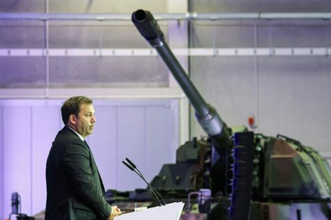 Klingbeil bei Rheinmetall