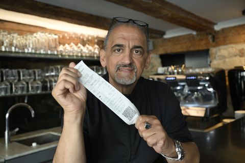 Salvatore Marrazzo in seinem Restaurant: Verbraucherschützer betonen, dass Gastronomen getrennte Rechnungen nur wünschen, nicht