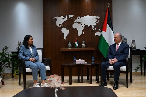 Am Dienstag traf Entwicklungsministerin Reem Alabali Radovan (SPD) den Ministerpräsidenten der palästinensischen Autonomiebehörd