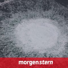 Die Sprengung der Unterwasser-Pipelines Nord Stream zeichnet sich auf der Meeresoberfläche ab