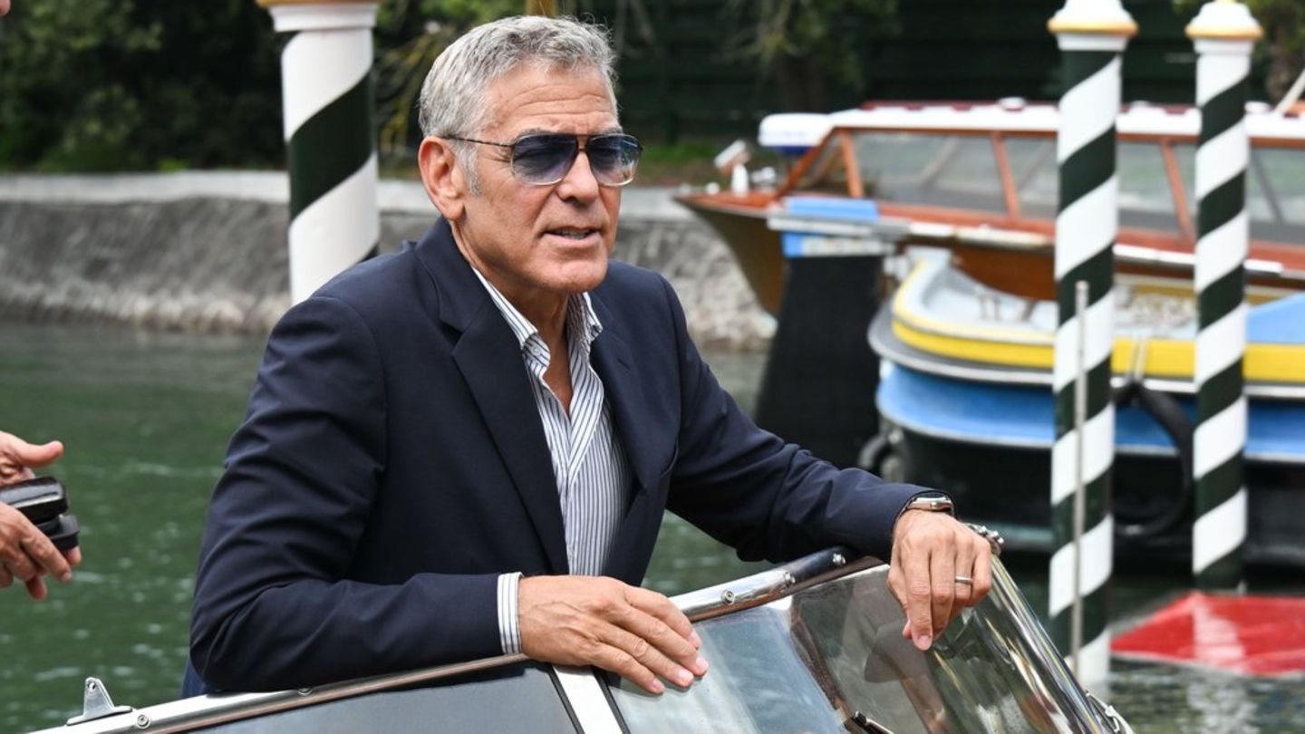 Before the premiere of his new film in Venice: George Clooney should be struck