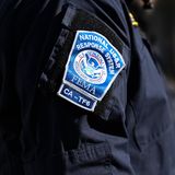 Fema-Aufnäher auf einer Uniform