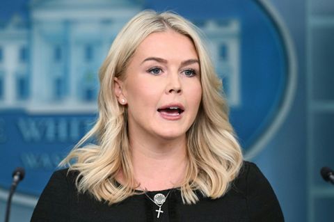 Die Sprecherin des Weißen Hauses Karoline Leavitt