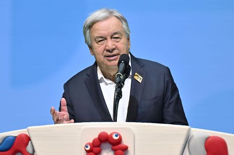 Guterres ist über den russischen Angriff auf Kiew erbost. (Archivbild) Foto: --/kyodo/dpa