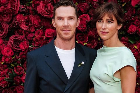 Benedict Cumberbatch und Ehefrau Sophie Hunter bei der Englandpremiere von "Die Rosenschlacht".