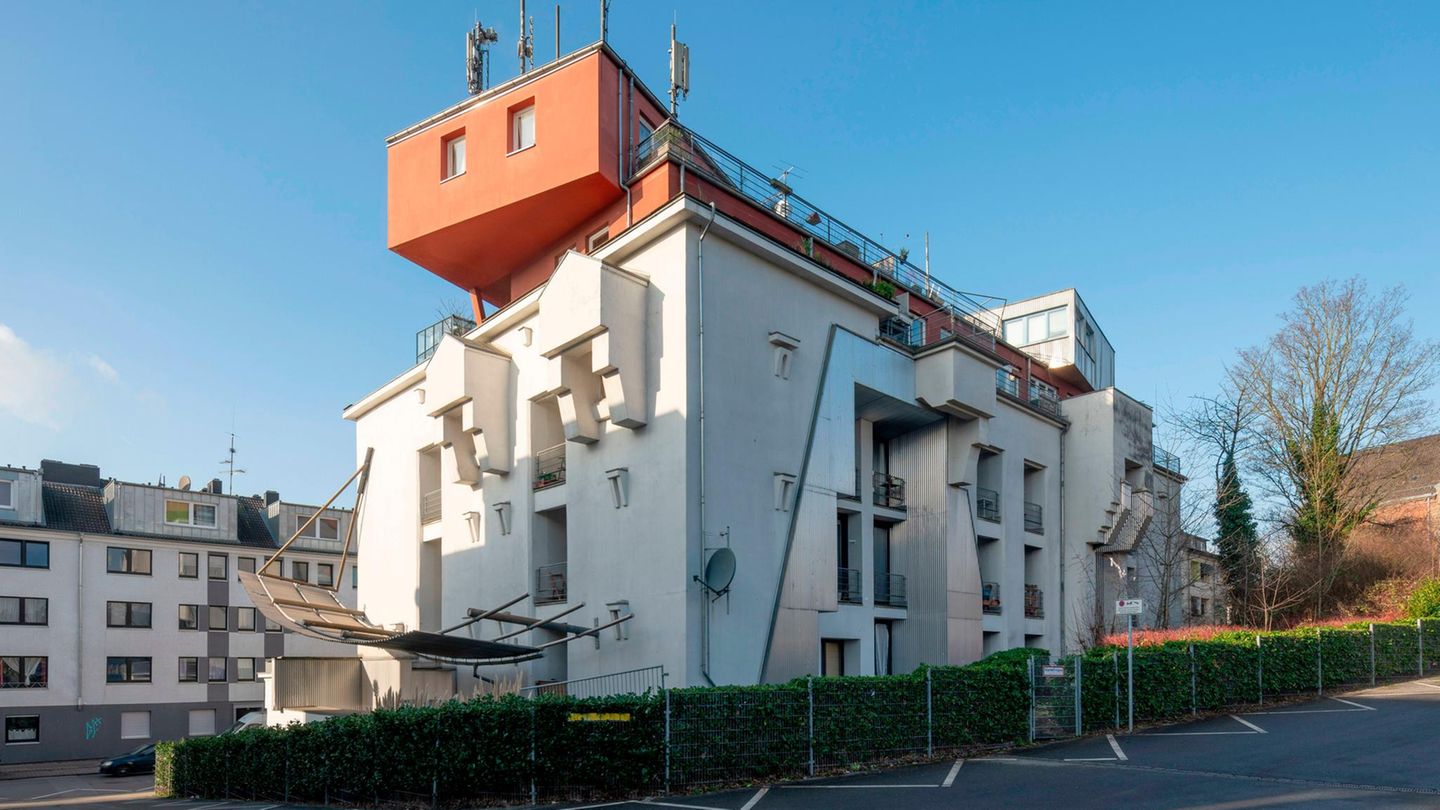 Früherer Bunker als Wohnhaus