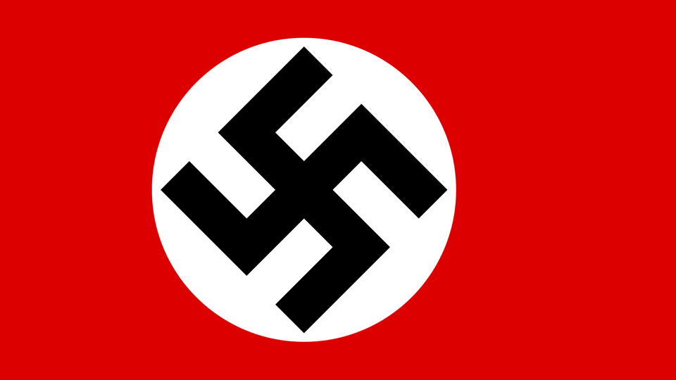 The swastika flag of National Socialist Germany