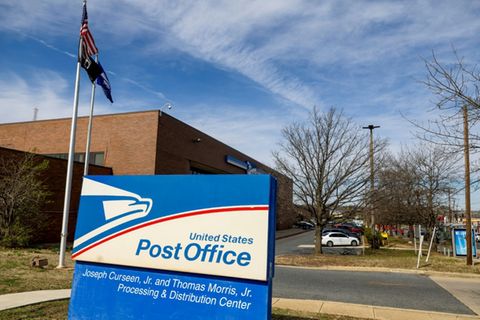 Standort des US-Postdienstes USPS in Washington