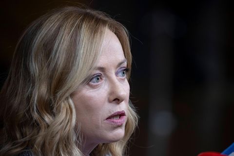 Giorgia Meloni seit 2022 italienische Ministerpräsidentin