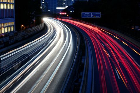 Autobahn im Ruhrgebiet