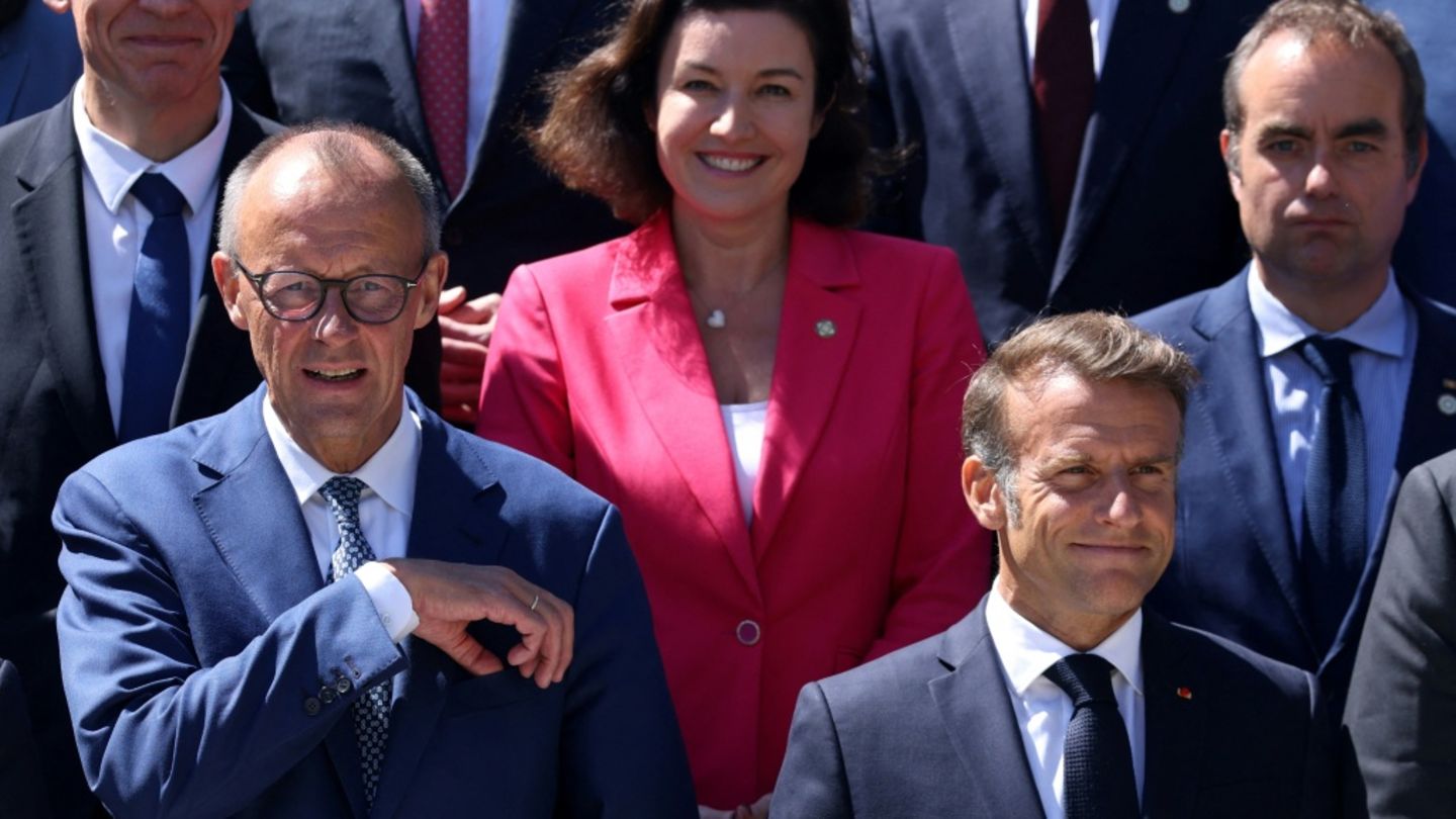 Bundeskanzler Merz und Frankreichs Präsident Macron