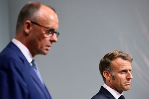Friedrich Merz und Emmanuel Macron