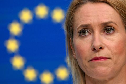 Kallas im Juni in Brüssel