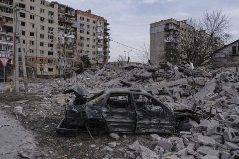 Die ukrainische Stadt Pokrowsk ist nach monatelangem russischem Beschuss weitgehend zerstört. (Archivbild) Foto: Iryna Rybakova/