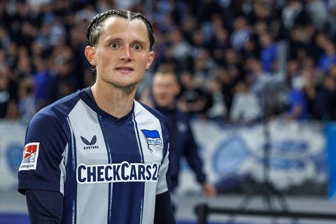 Bislang noch kein Faktor für Hertha: Kapitän Fabian Reese. Foto: Andreas Gora/dpa
