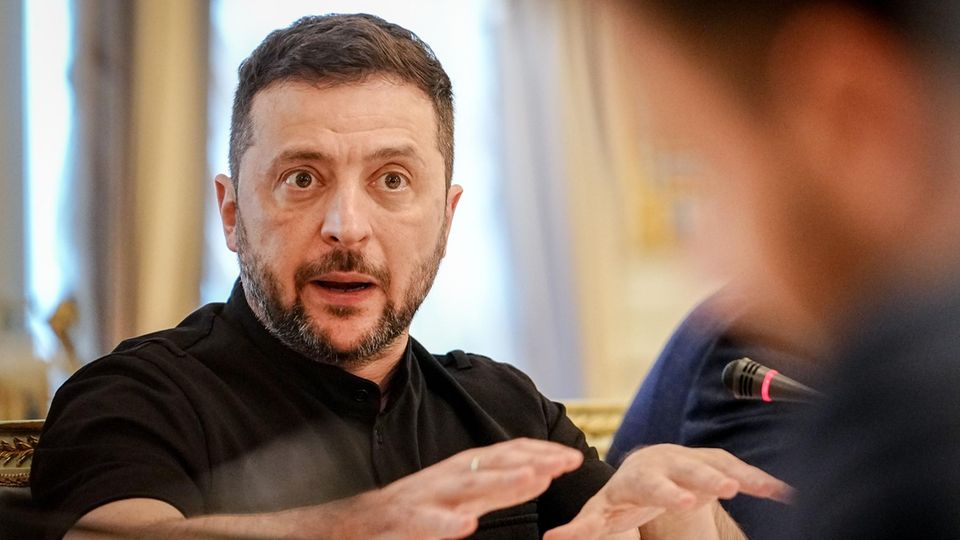 Selenskyj Ukrainischer Präsident Wolodymyr Selenskyj