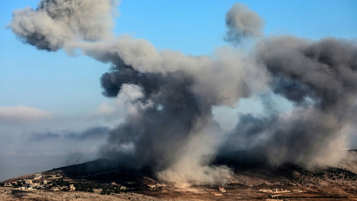 Rauchschwaden nach israelischem Angriff