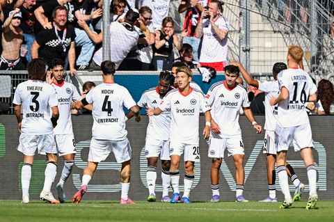 Eintracht Frankfurt ist so gut wie seit 13 Jahren nicht mehr in die Bundesliga-Saison gestartet. Foto: Uwe Anspach/dpa