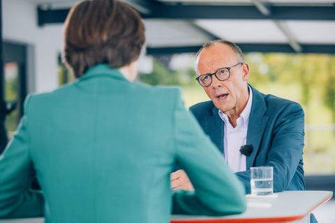 Friedrich Merz im ZDF-Sommerinterview