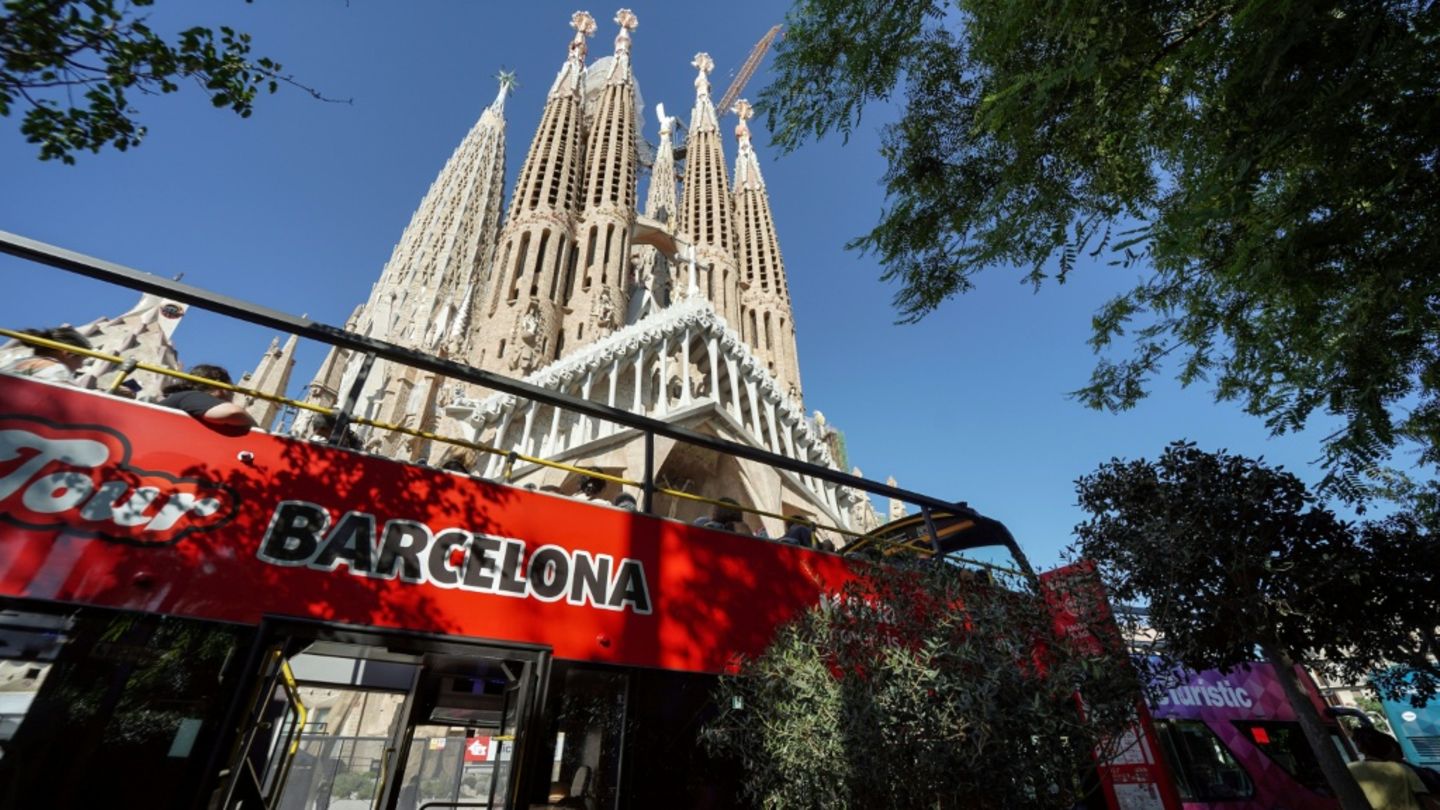 Die berühmte Basilika Sagrada Familia in Barcelona