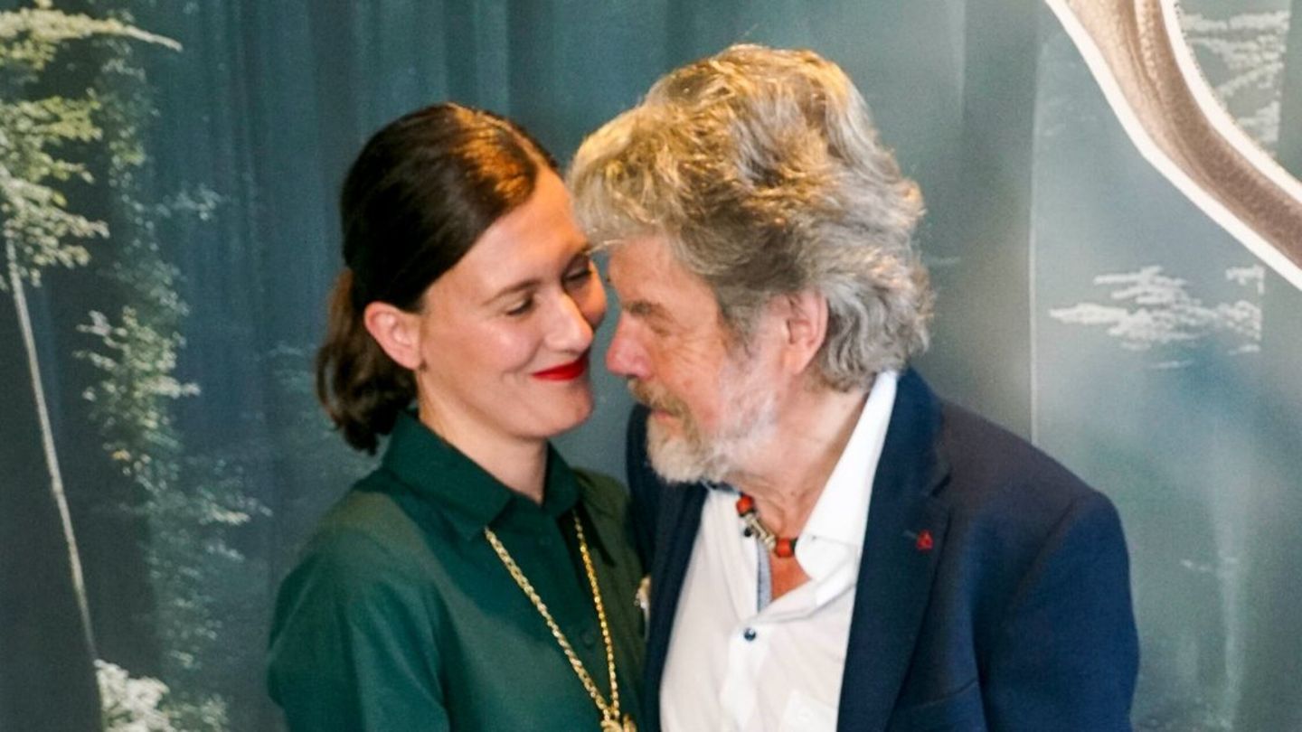Reinhold Messner and his Diane: couple renewed his vows in India