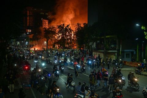 Heftige Proteste in Indonesien