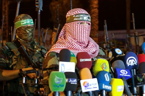 Abu Obeida, Sprecher der Kassam-Brigaden (Archivfoto)