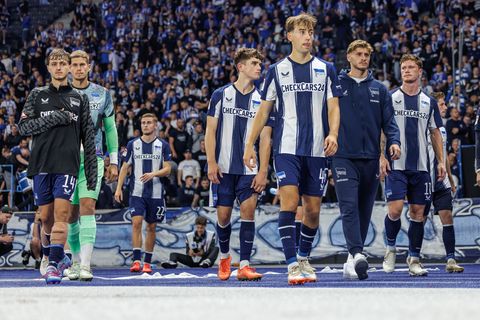 Hertha trifft im Pokal erneut auf Elversberg. Foto: Andreas Gora/dpa