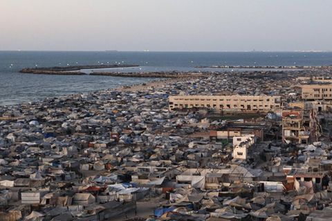 Blick auf Gaza-Stadt