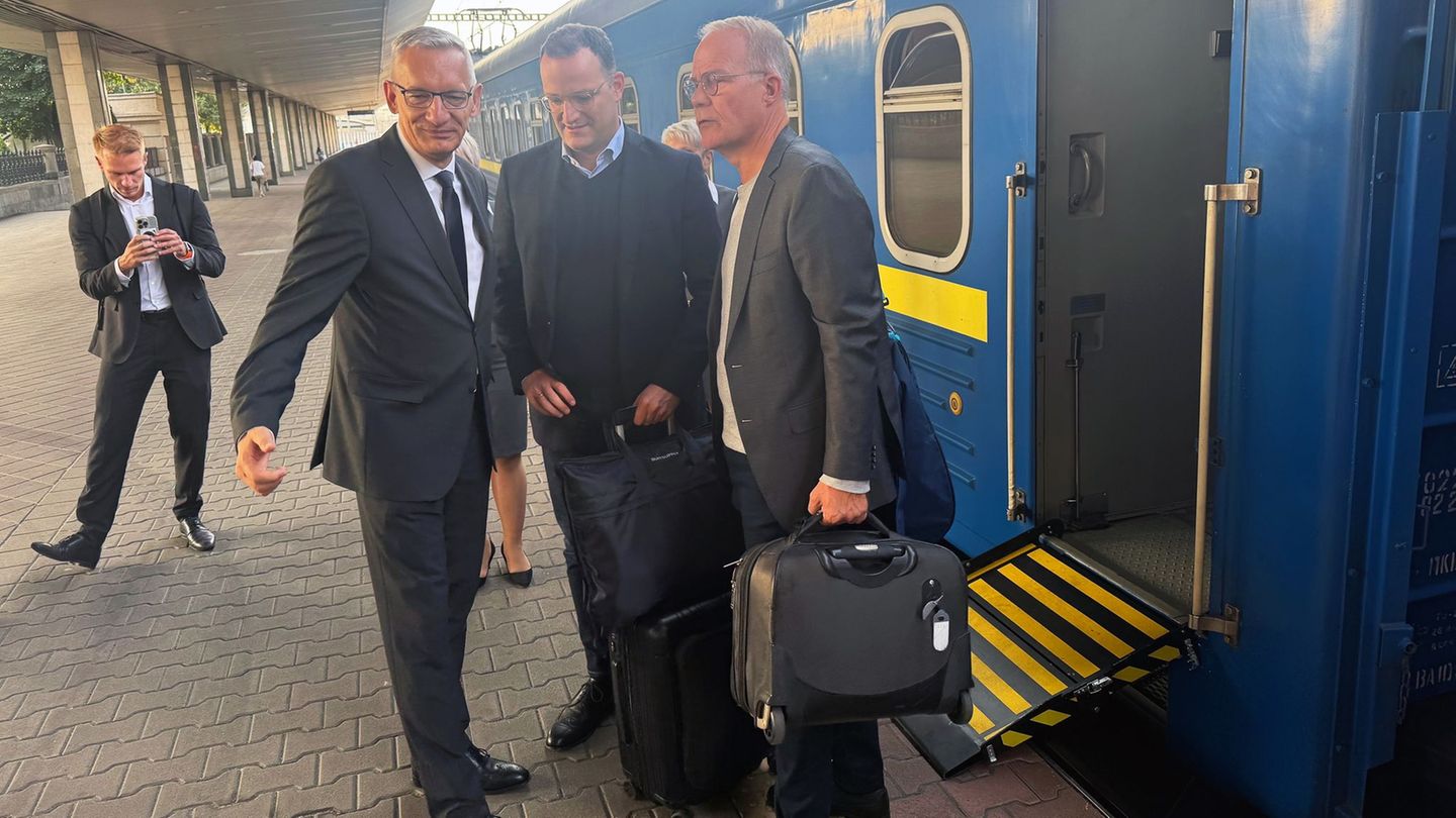 Surprising trip: Spahn and Miersch surprisingly together in Ukraine