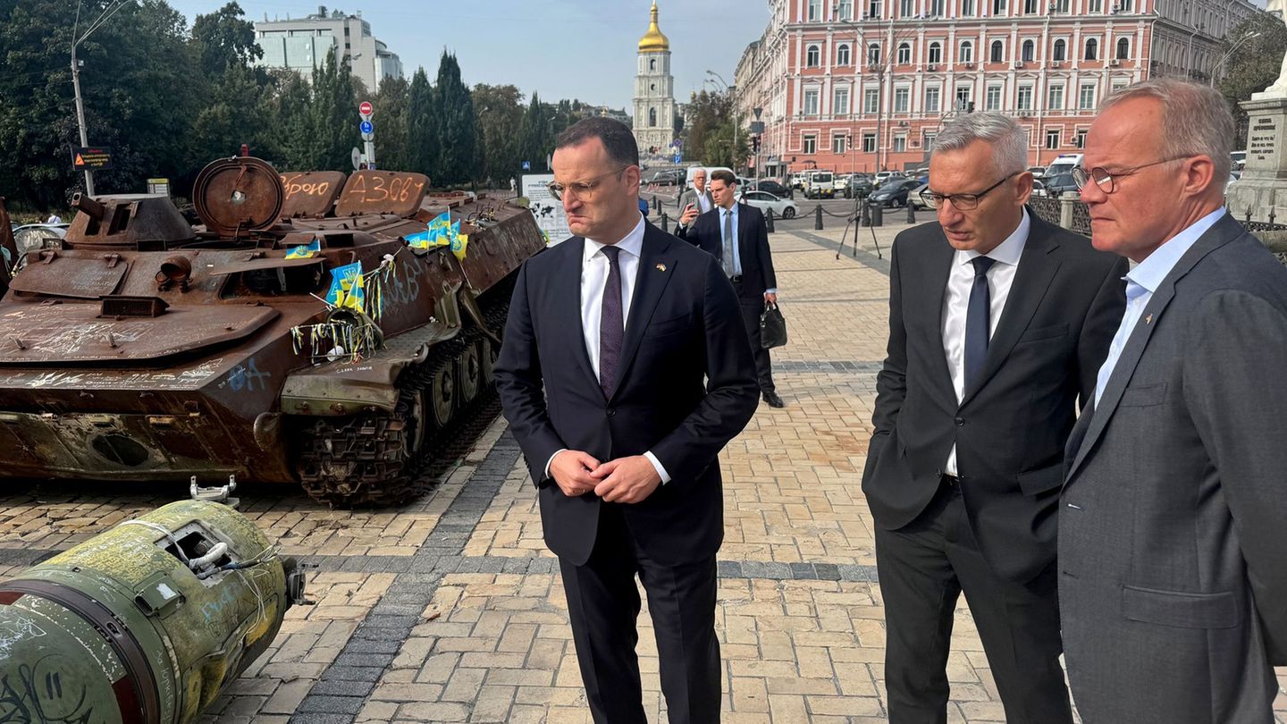 Surprising trip: Coalition in Kyiv: Spahn and Miersch visit Ukraine