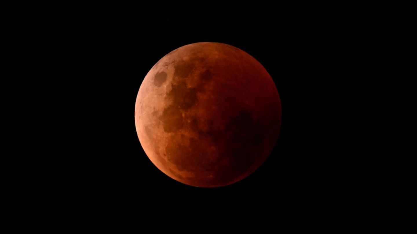 Eine frühere Mondfinsternis