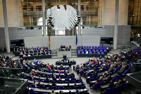 Plenum des Bundestags