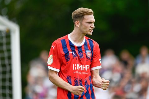 Tauscht das FCH-Trikot für eine Saison: Breunig geht nach Magdeburg. Foto: Silas Stein/dpa