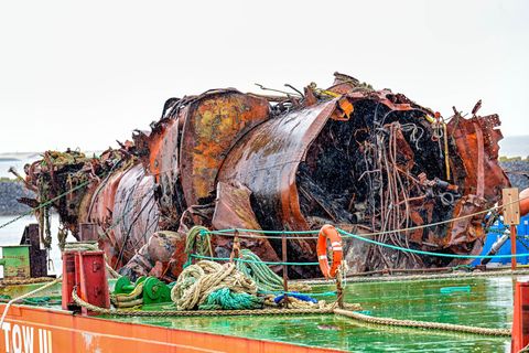 Der Historiker Jann M. Witt geht davon aus, dass die Crew U16 vor mehr als 100 Jahren selbst versenkte. Foto: Sina Schuldt/dpa