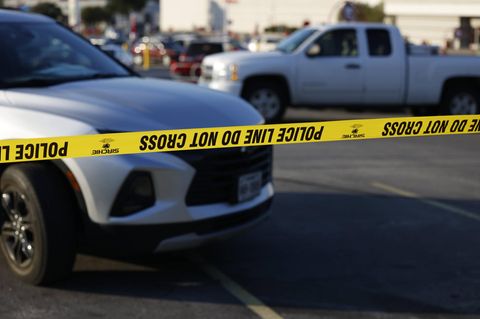 Absperrband der Polizei in Texas (USA)