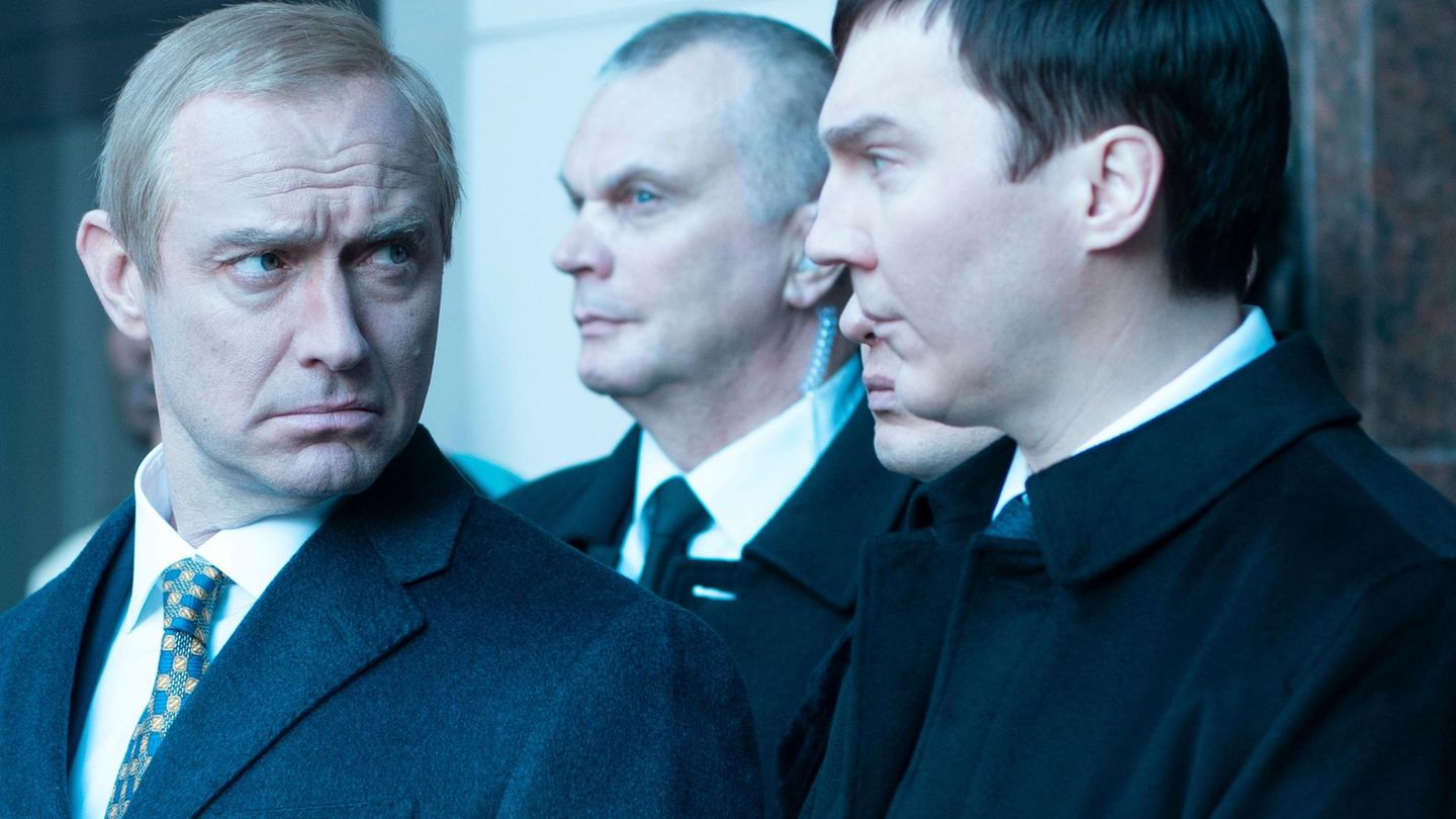 Jude Law als Wladimir Putin in "The Wizard of the Kremlin" Jude Law als Wladimir Putin in "The Wizard of the Kremlin"