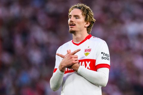 Nick Woltemade nimmt Abschied vom VfB Stuttgart und spielt nun für Newcastle United. (Archivbild) Foto: Tom Weller/dpa