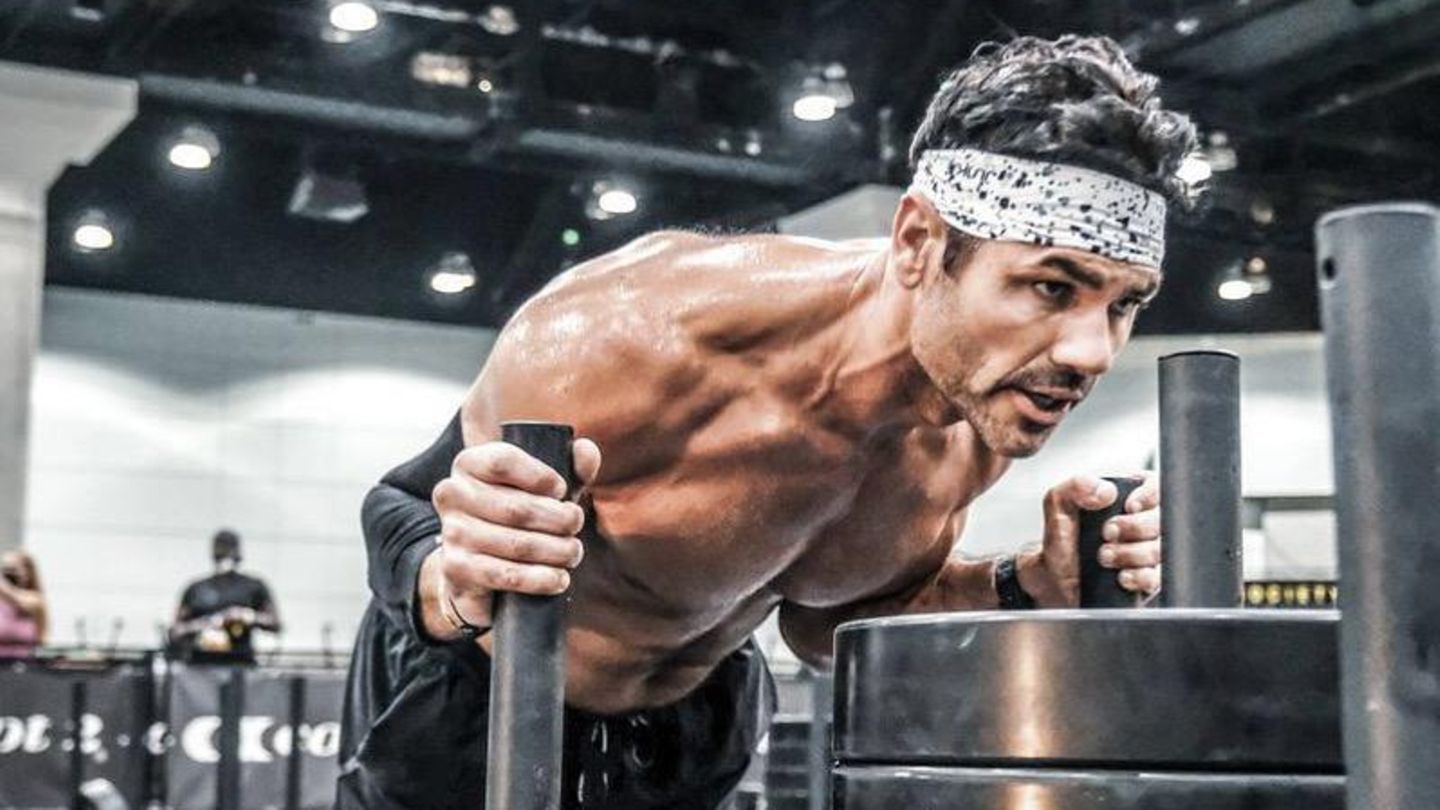 Jeff Bezos Trainer Wes Okerson beim Hyrox Jeff Bezos Trainer Wes Okerson beim Hyrox