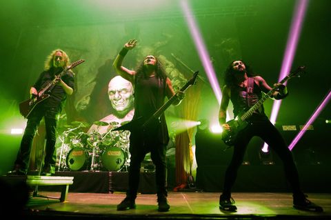 Kreator mit Frontmann Petrozza