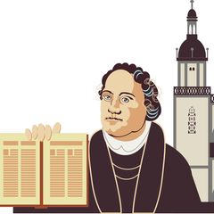 Illustration von Martin Luther