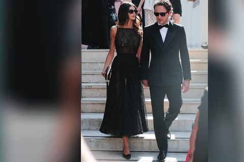 Kaia Gerber und Lewis Pullman in Venedig.