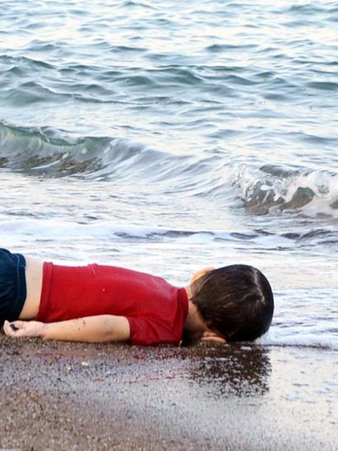 Der dreijährige Alan Kurdi, ertrunken auf der Flucht übers Mittelmeer